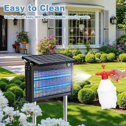 Smart Solar Bug Zapper Rechargeable • Waterproof • Outdoor & Indoor Use